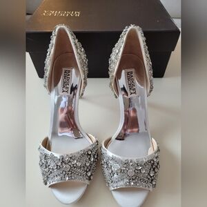 Badgley Mischka Satin Heels